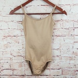 XS Womens Nude Body Wrappers Leo Bodysuit